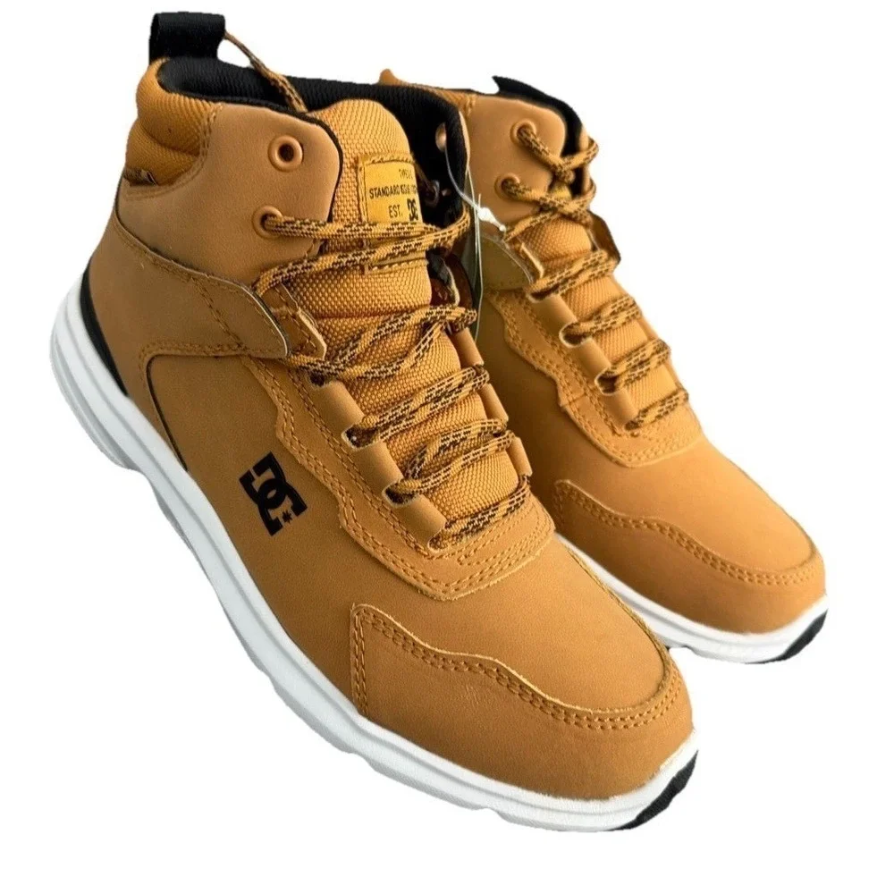 DC shoes Men's Multiny Water Resistance Boots Wheat/black Size 6.5 New
